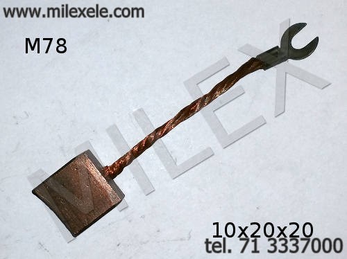 Szczotka metalografitowa 10x20x20 M78 (miedziografitowa) - Kliknij na obrazek aby go zamknąć