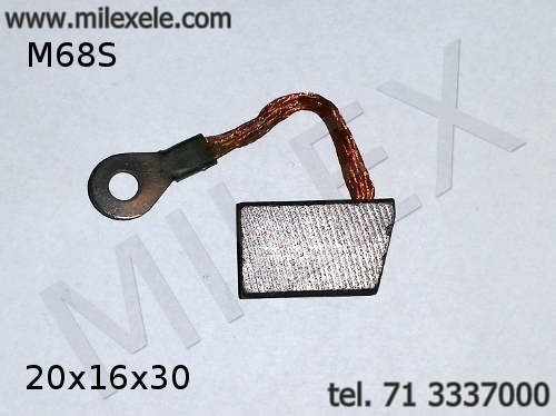 Szczotka metalografitowa 20x16x30 M68S (miedziografitowa) - Kliknij na obrazek aby go zamknąć